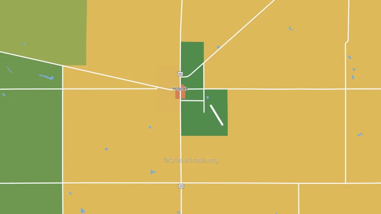 80734, CO Map of Theft Rates
