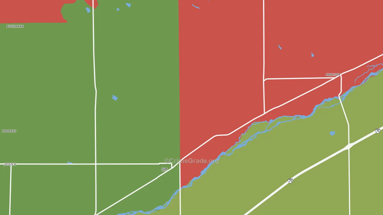 80736, CO Map of Theft Rates