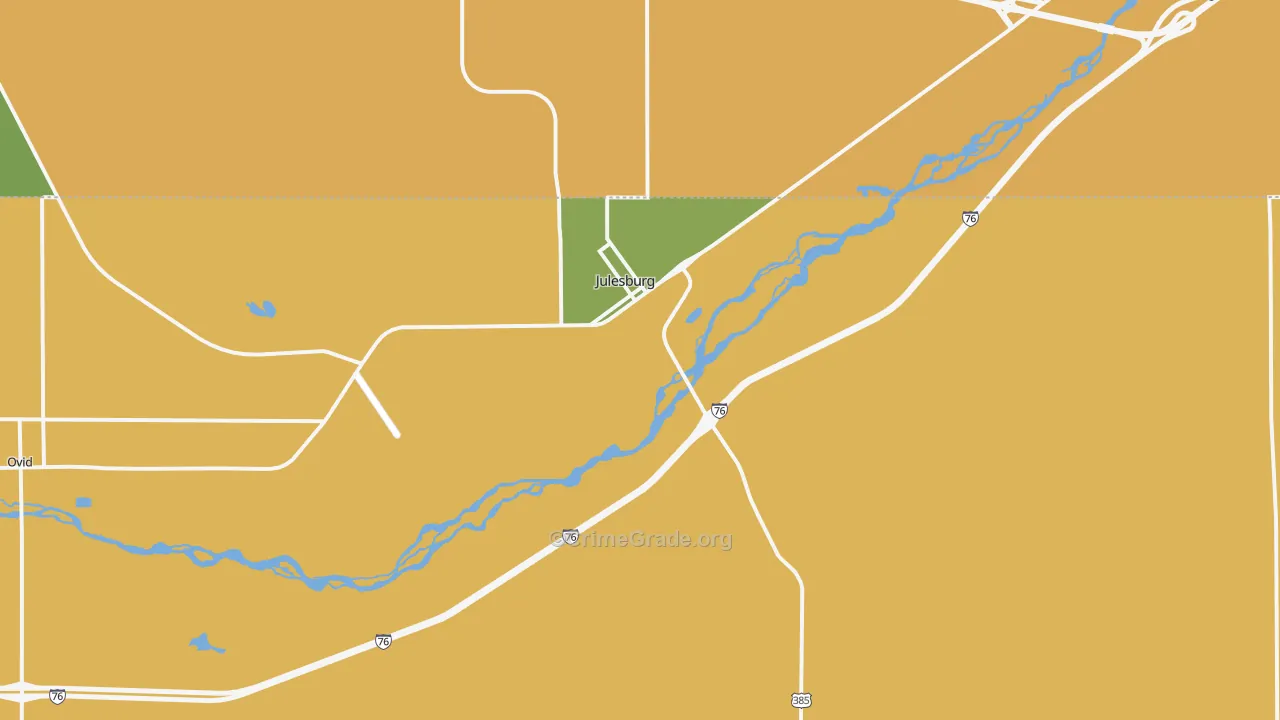 80737, CO Map of Theft Rates