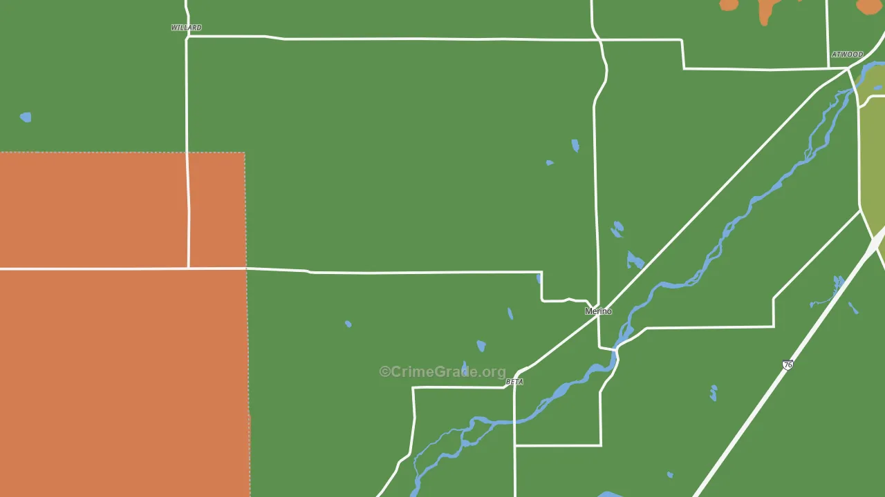 80741, CO Map of Theft Rates