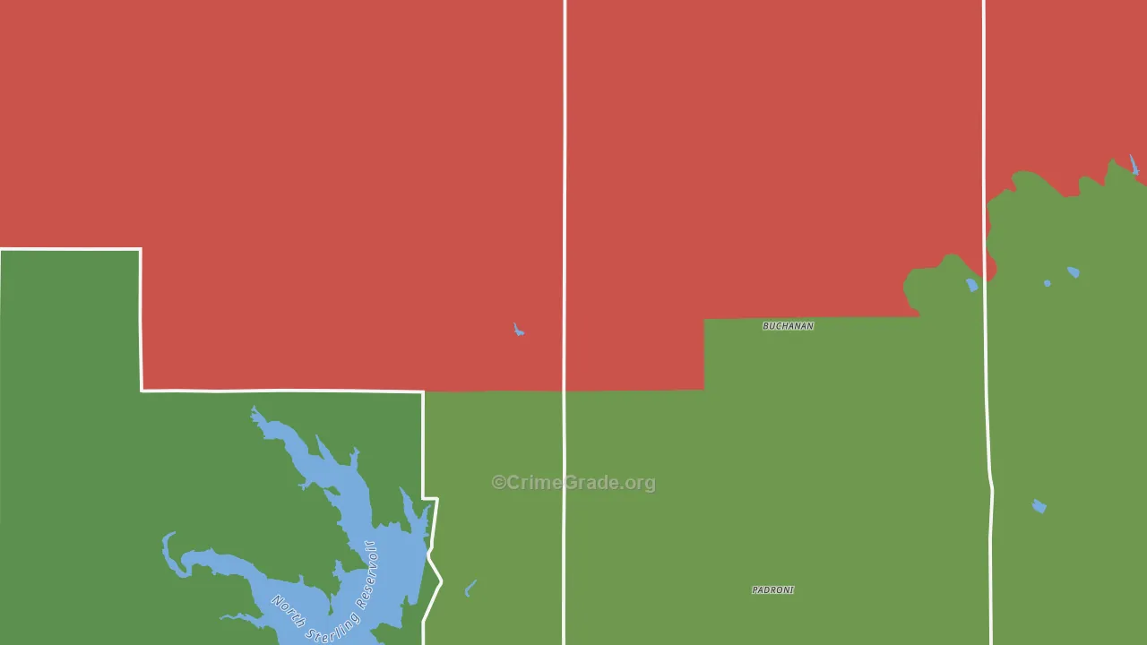 80745, CO Map of Theft Rates