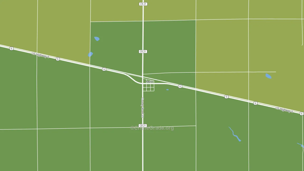 80746, CO Map of Theft Rates