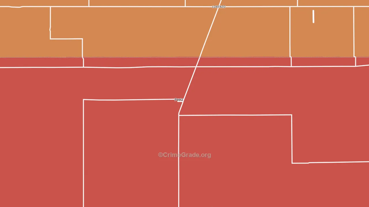 80747, CO Map of Theft Rates