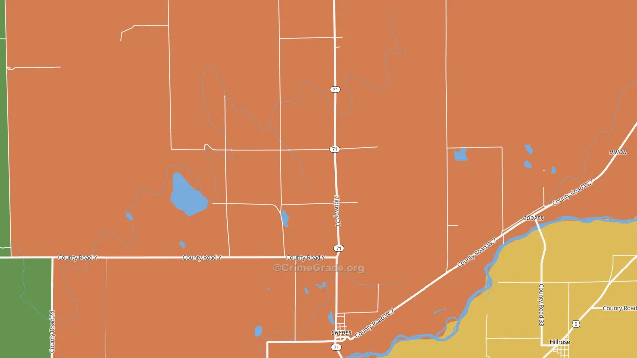 80750, CO Map of Theft Rates