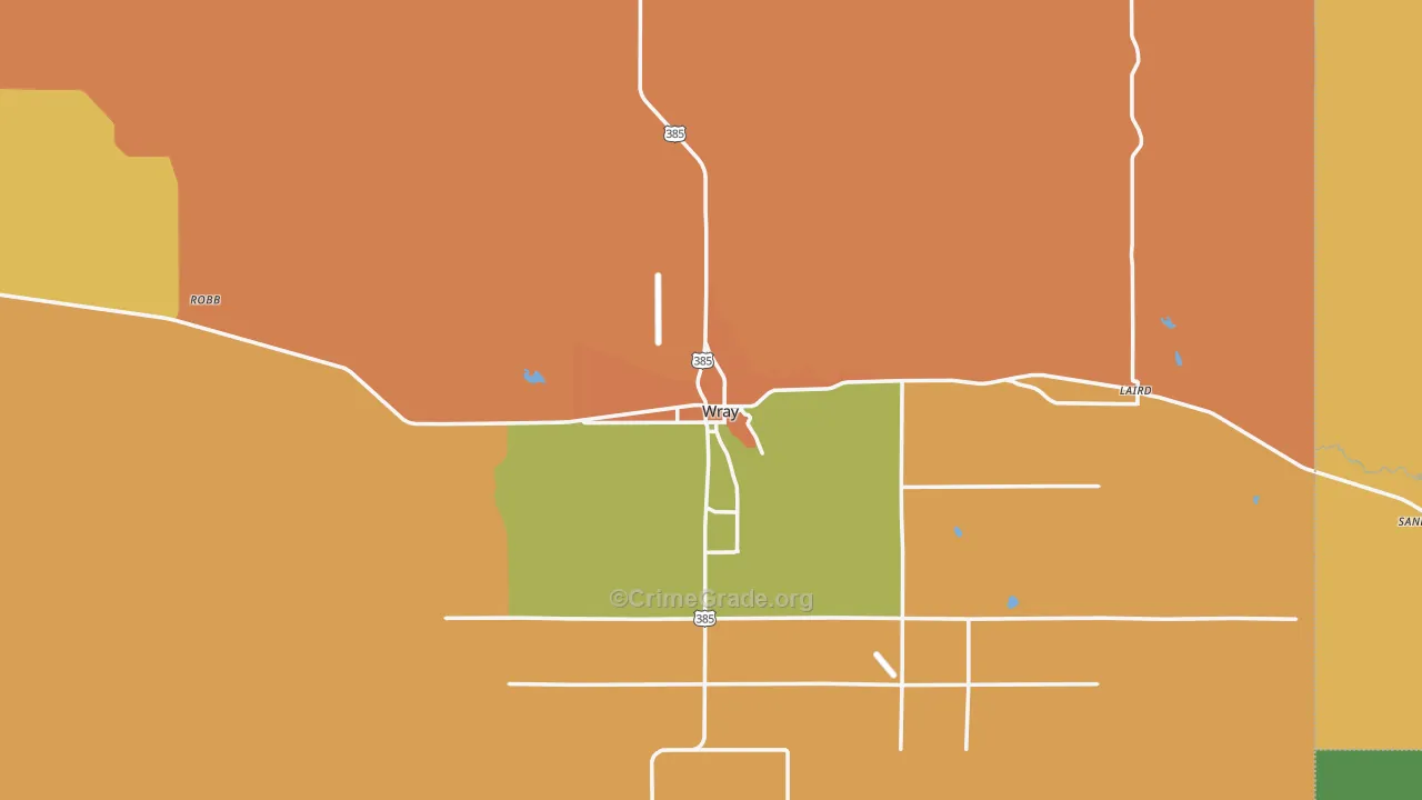 80758, CO Map of Theft Rates