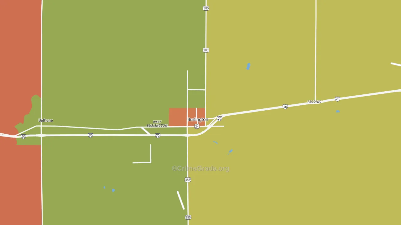 80807, CO Map of Theft Rates