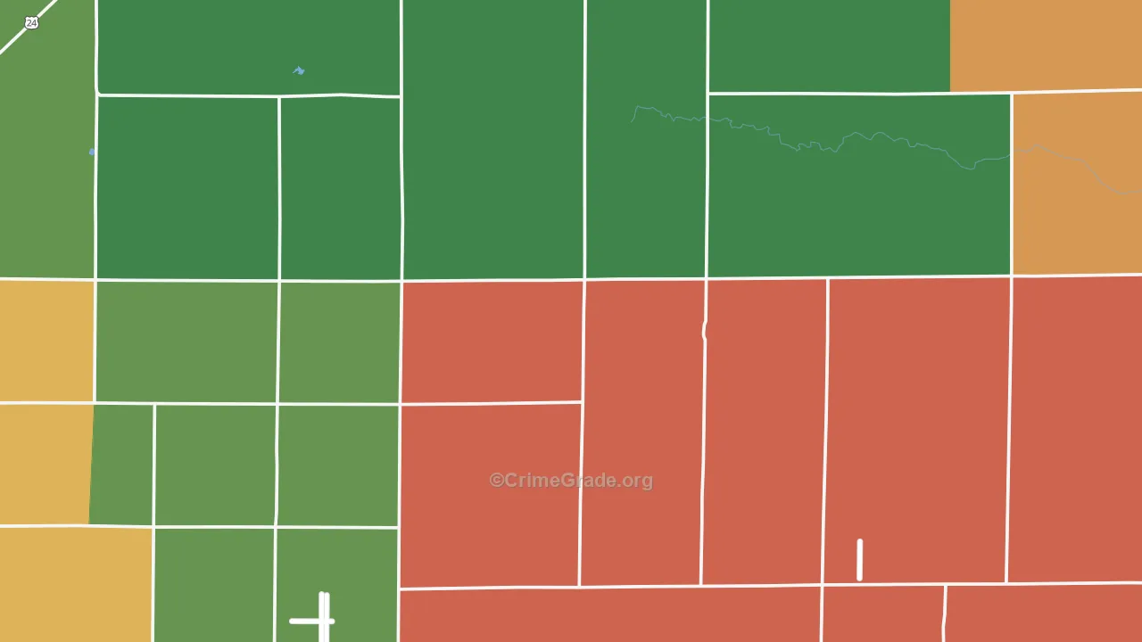 80808, CO Map of Theft Rates