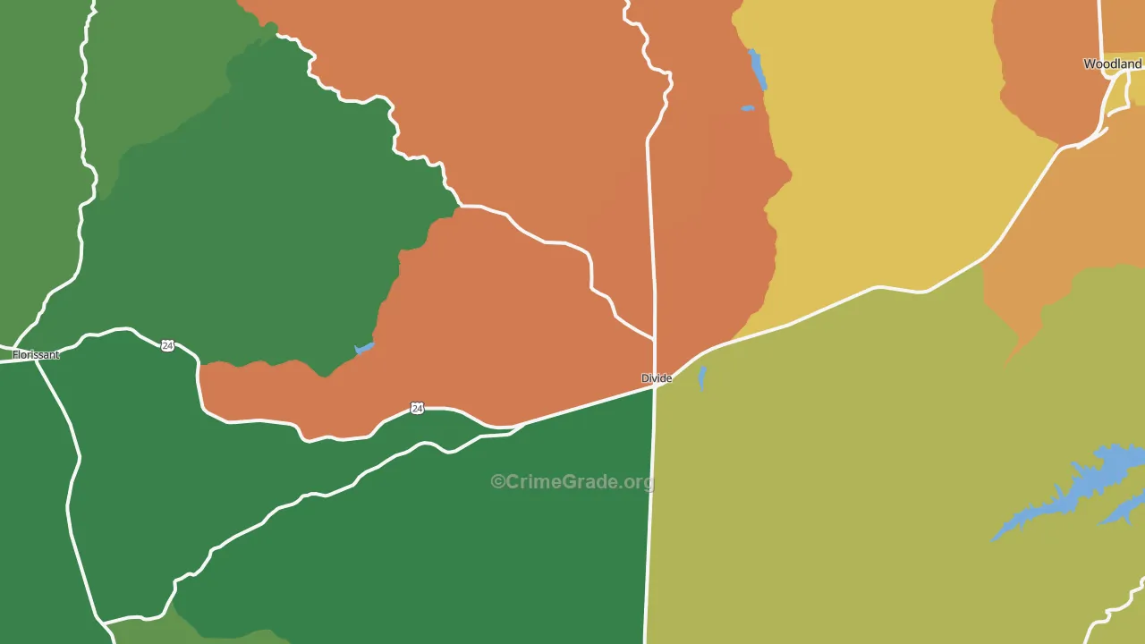 80814, CO Map of Theft Rates