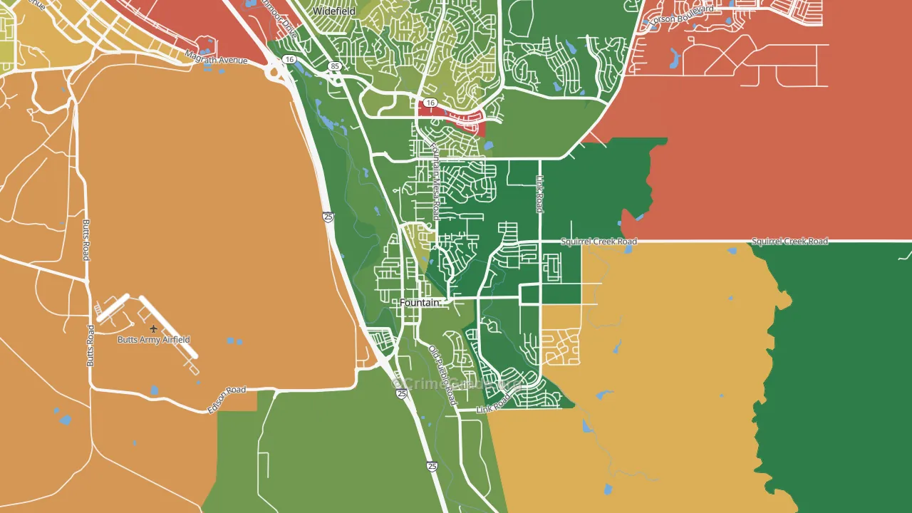 80817, CO Map of Theft Rates