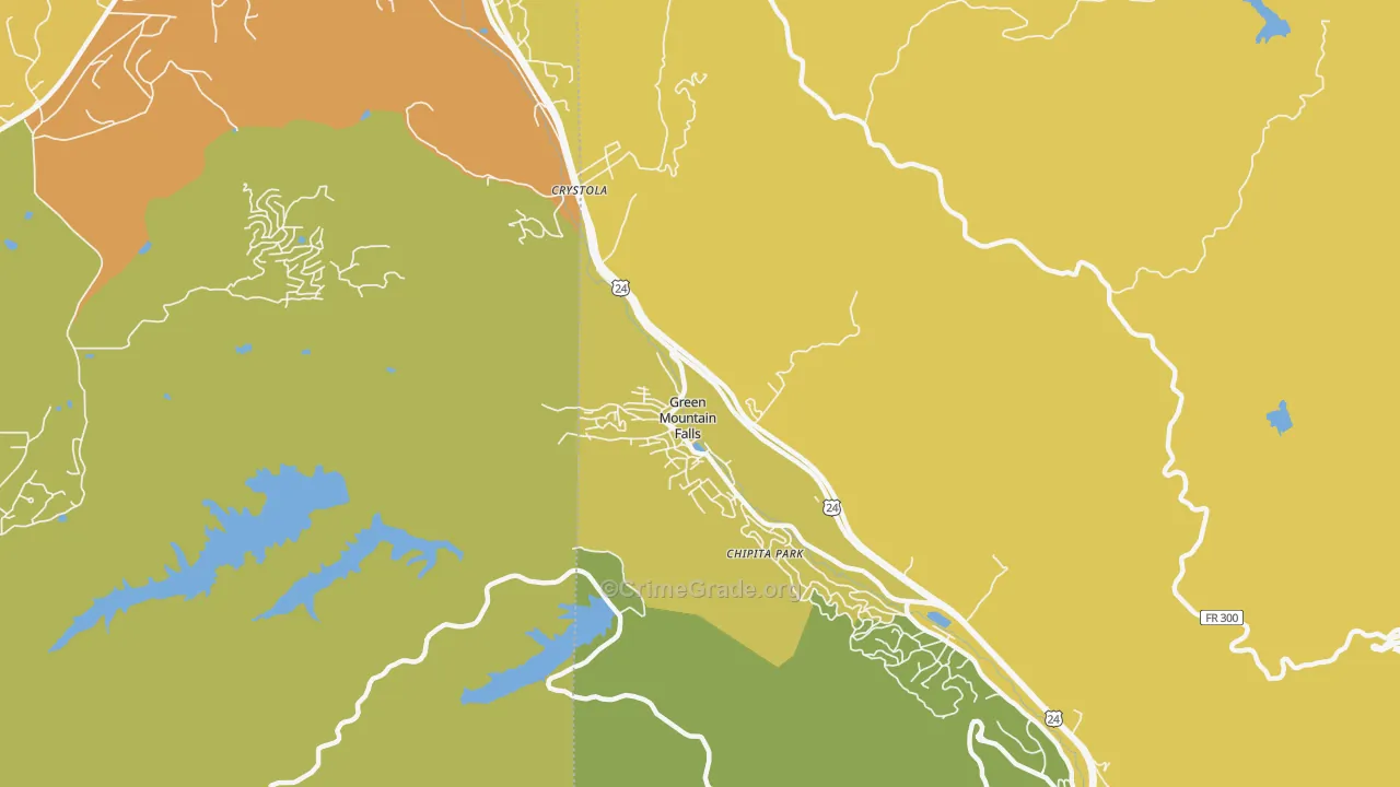 80819, CO Map of Theft Rates