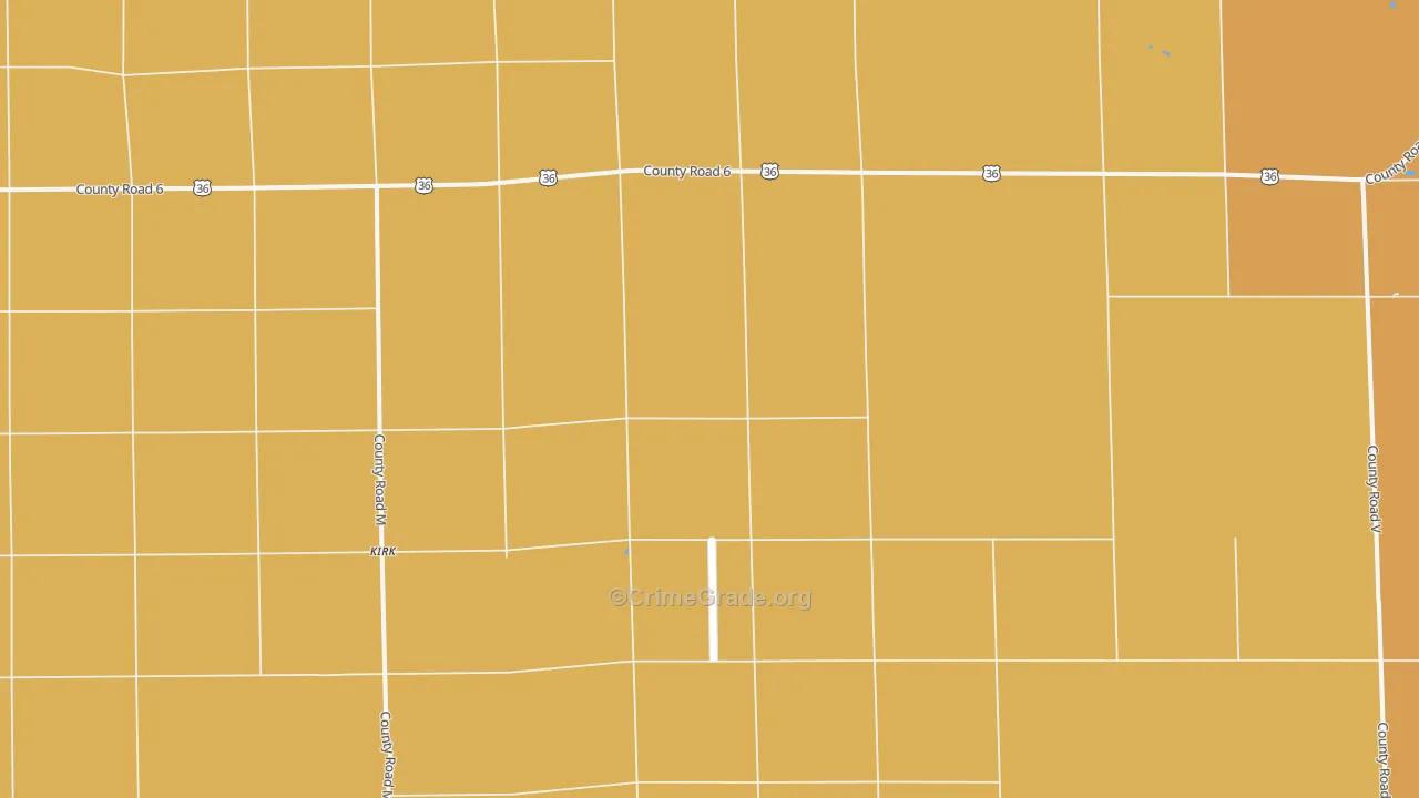 80824, CO Map of Theft Rates