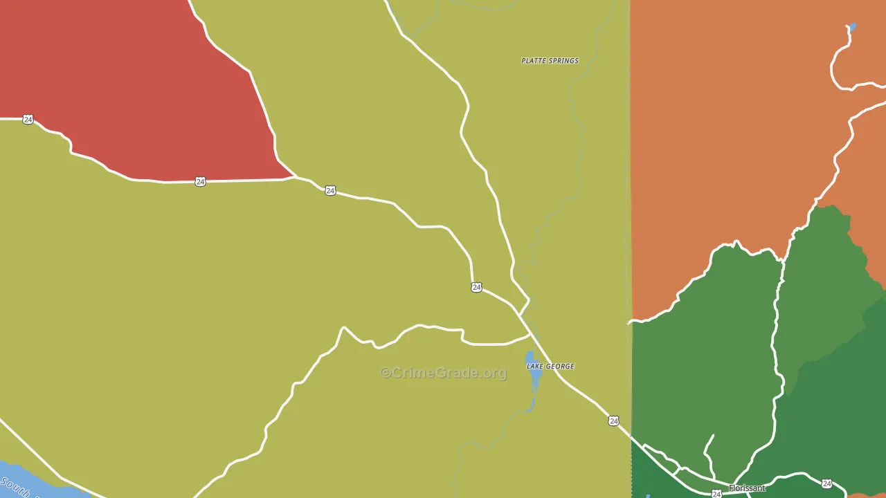80827, CO Map of Theft Rates