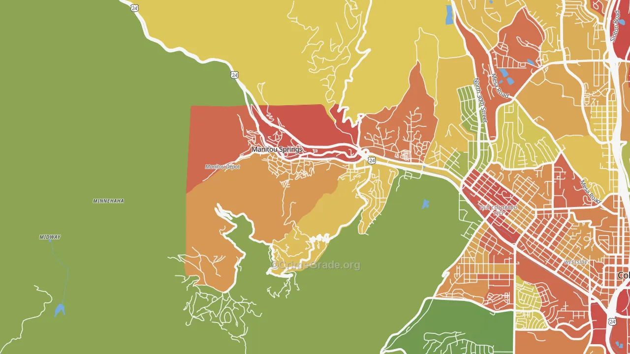 80829, CO Map of Theft Rates
