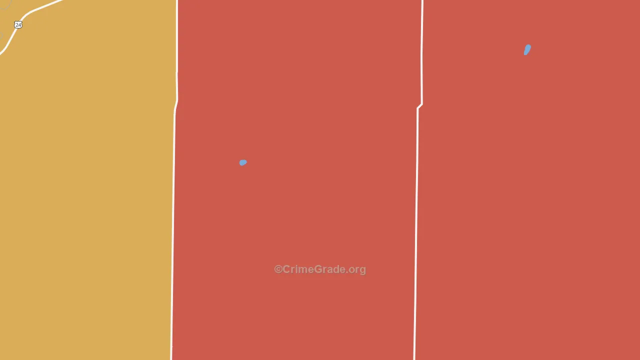 80830, CO Map of Theft Rates
