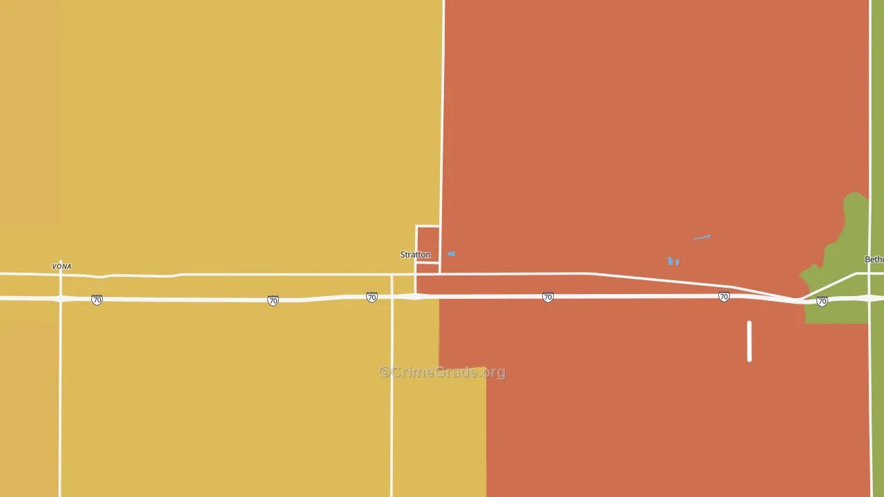 80836, CO Map of Theft Rates