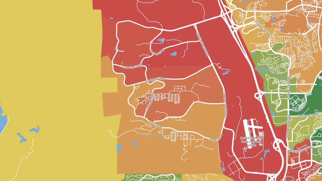 80840, CO Map of Theft Rates