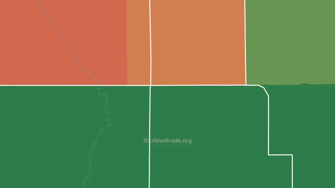 80928, CO Map of Theft Rates