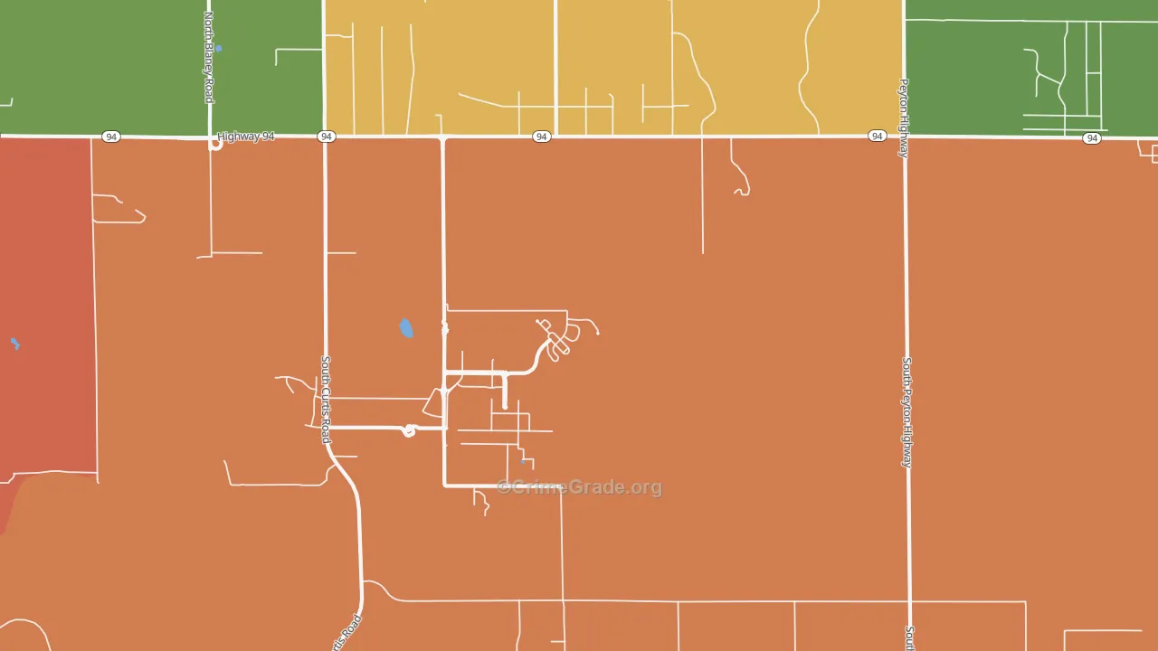 80930, CO Map of Theft Rates
