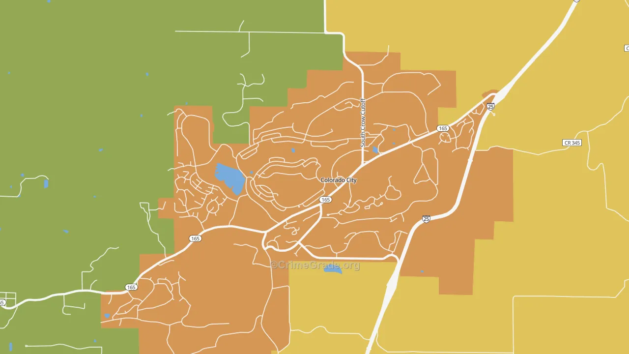 81019, CO Map of Theft Rates