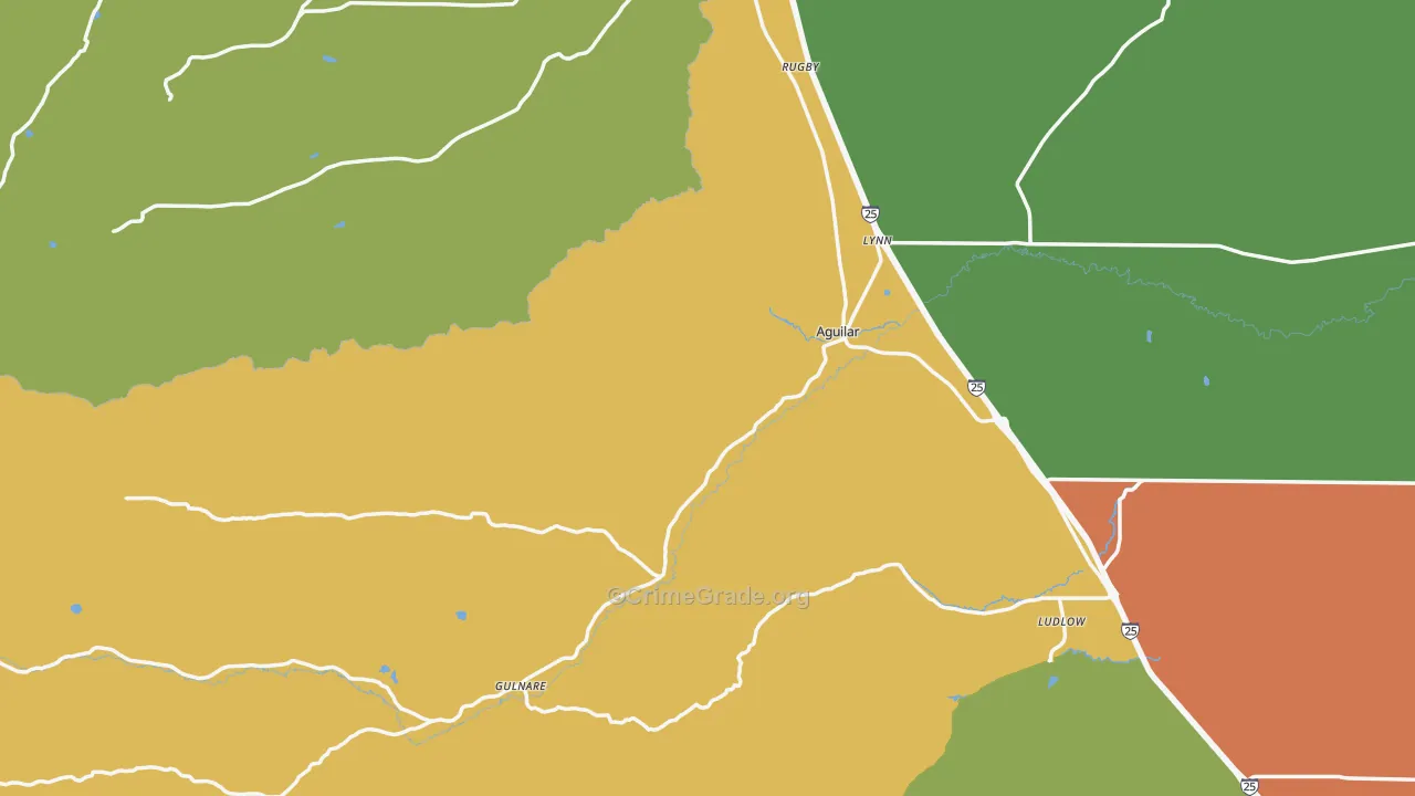 81020, CO Map of Theft Rates