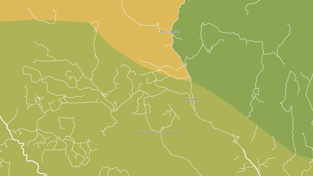 81024, CO Map of Theft Rates