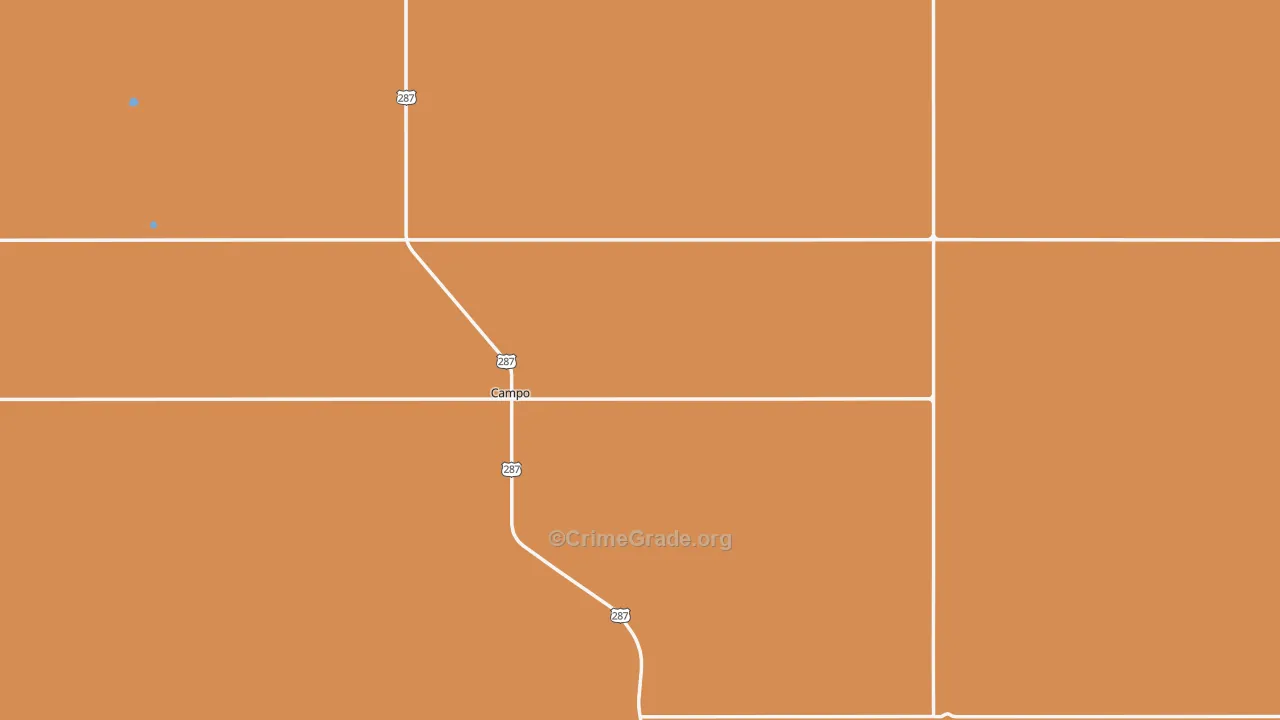 81029, CO Map of Theft Rates