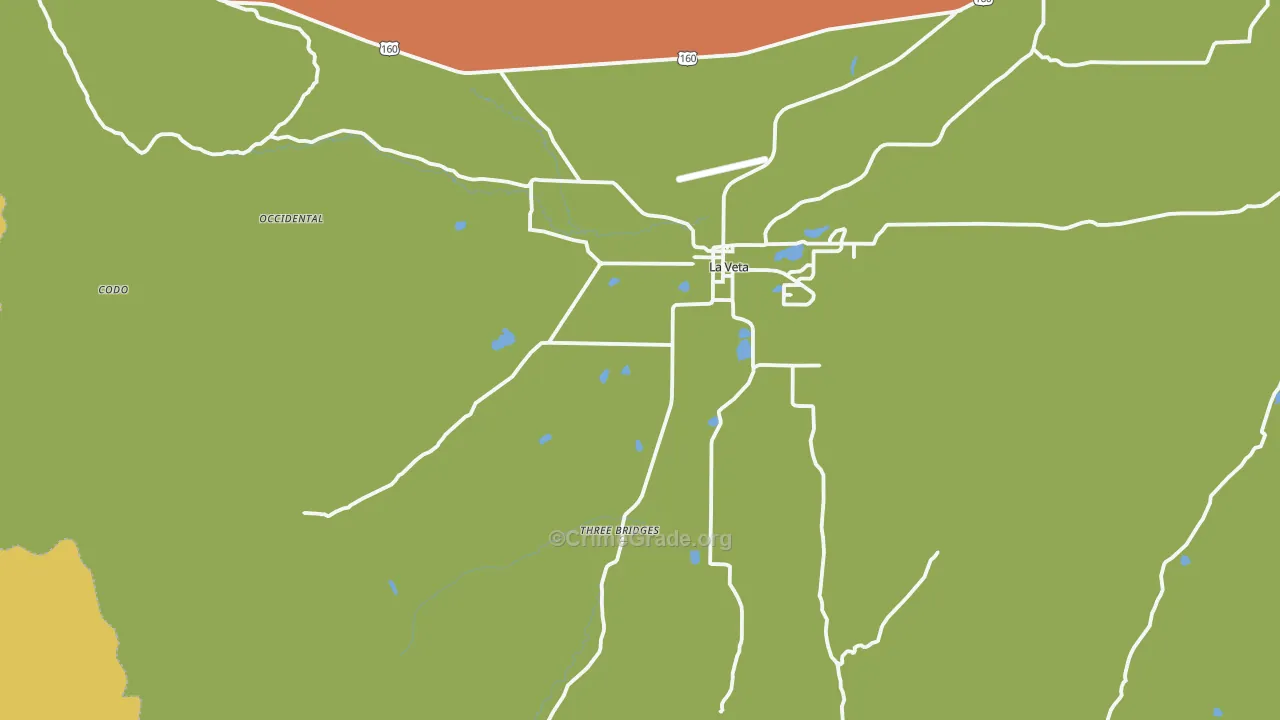 81055, CO Map of Theft Rates