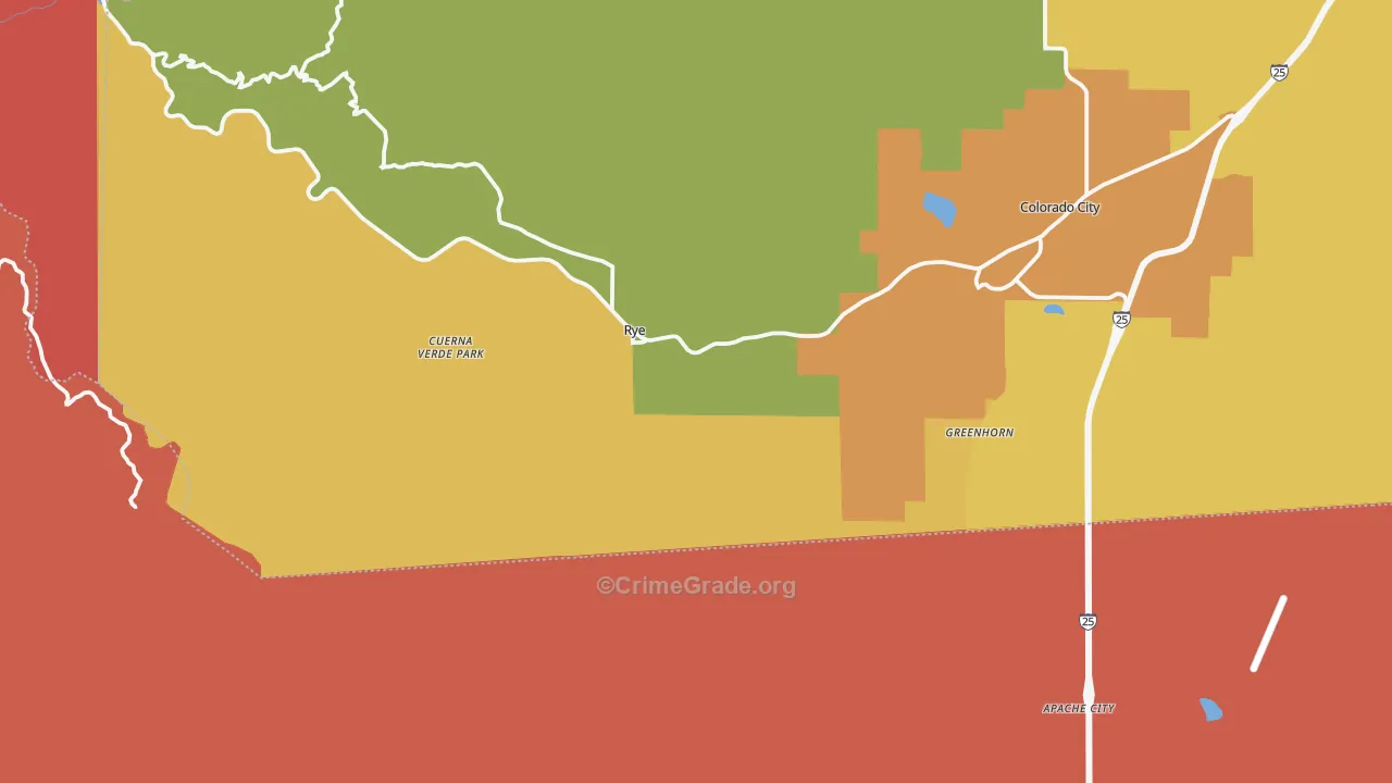81069, CO Map of Theft Rates