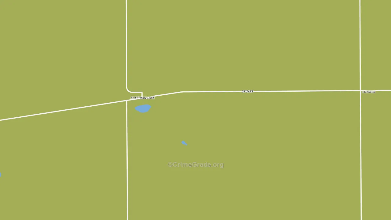 81071, CO Map of Theft Rates