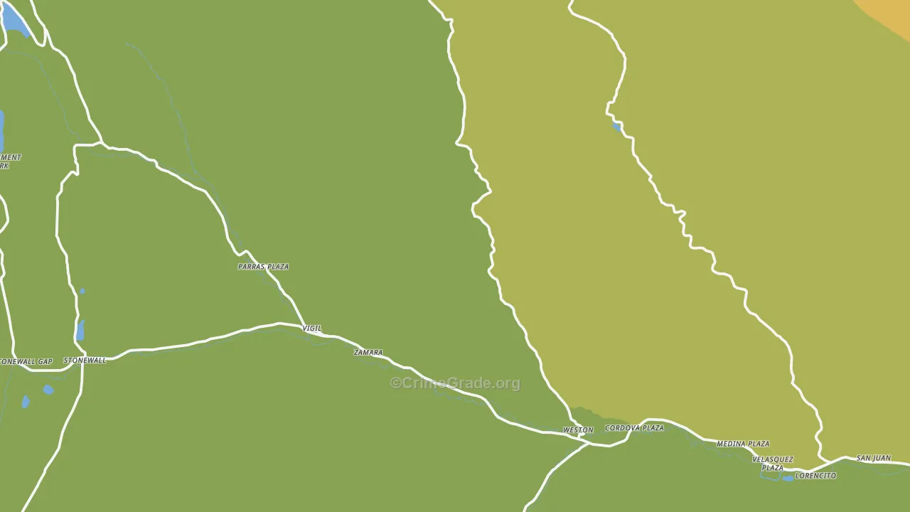 81091, CO Map of Theft Rates