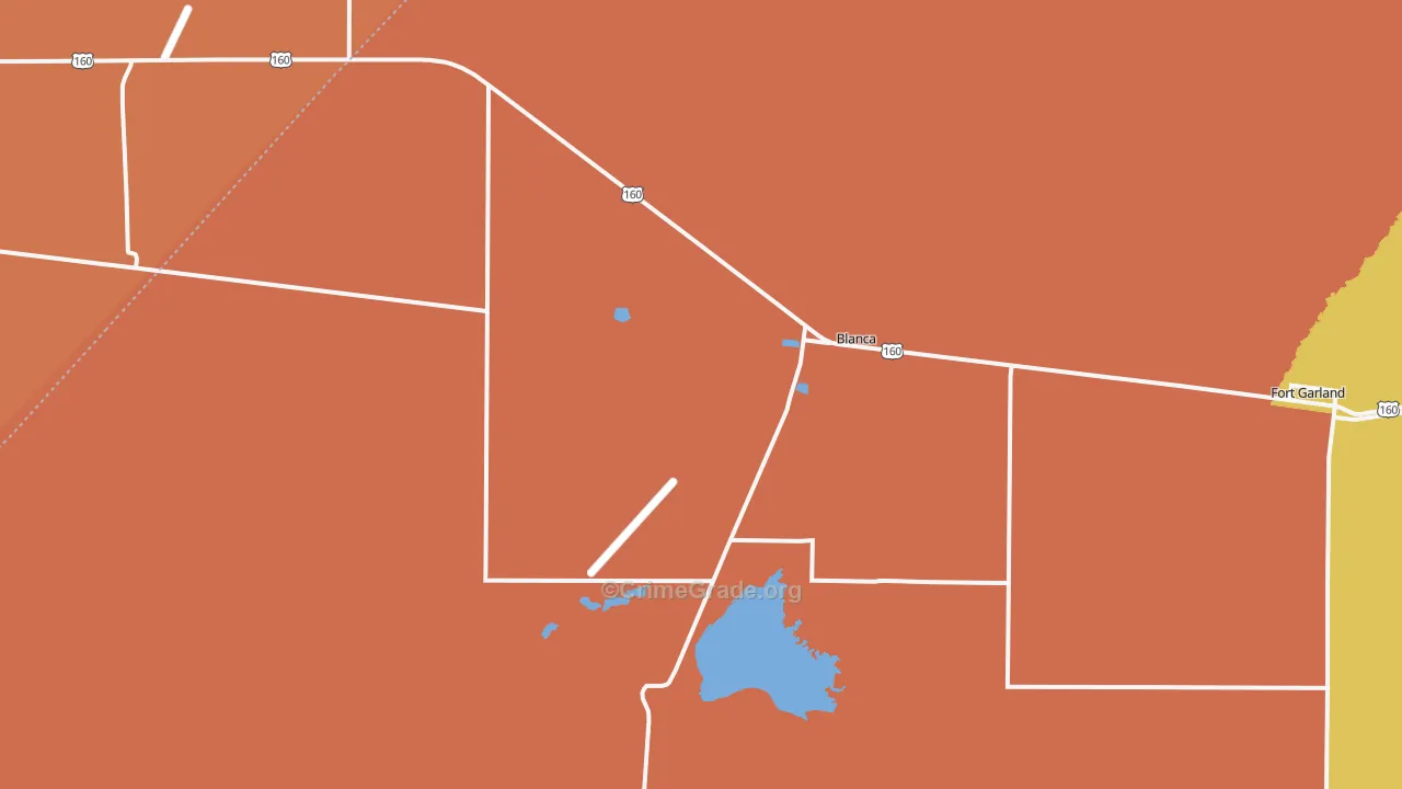 81123, CO Map of Theft Rates