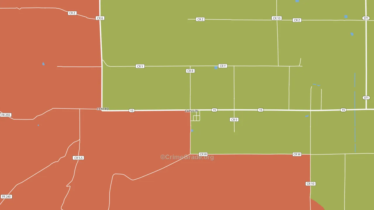 81124, CO Map of Theft Rates