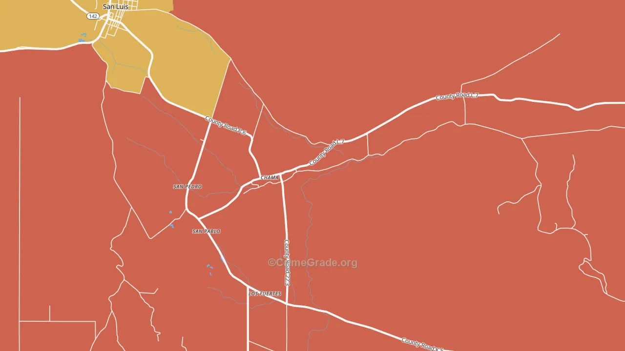 81126, CO Map of Theft Rates