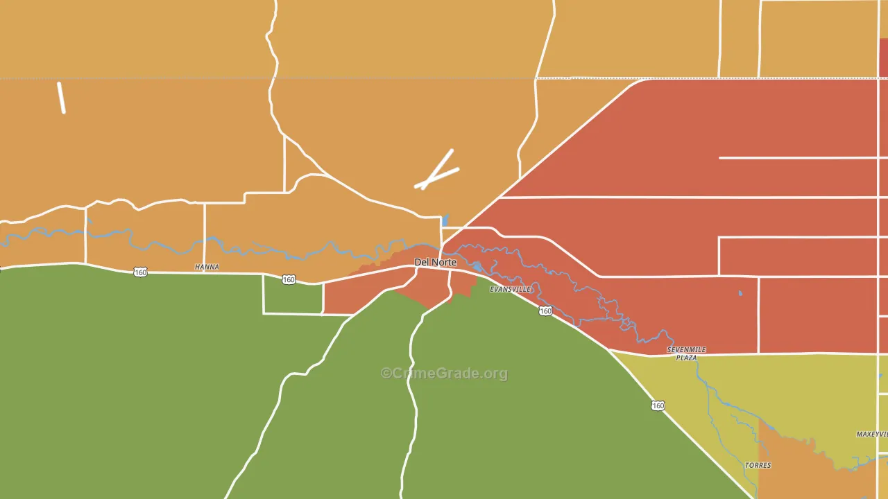 81132, CO Map of Theft Rates