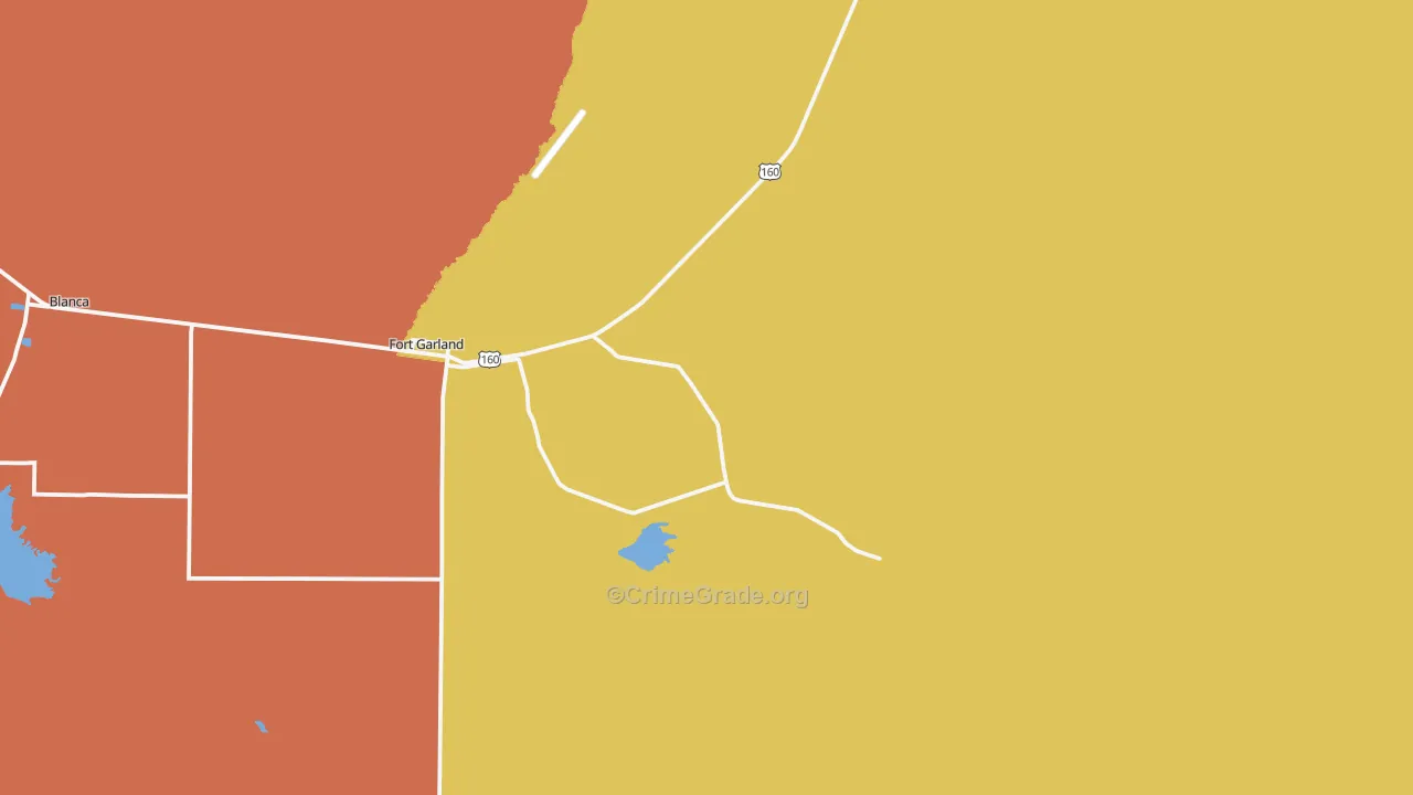 81133, CO Map of Theft Rates