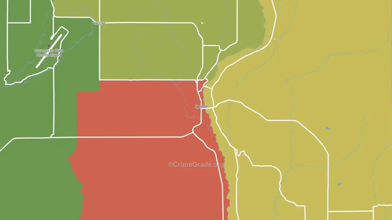81137, CO Map of Theft Rates