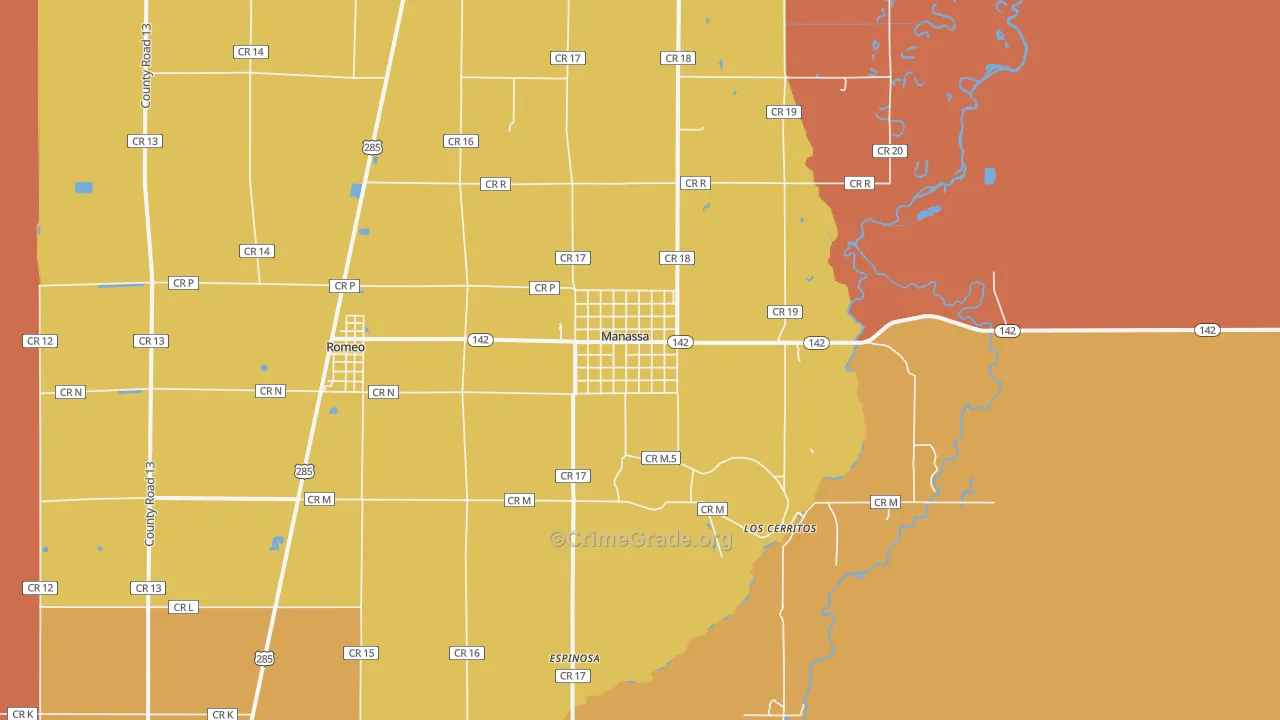 81141, CO Map of Theft Rates