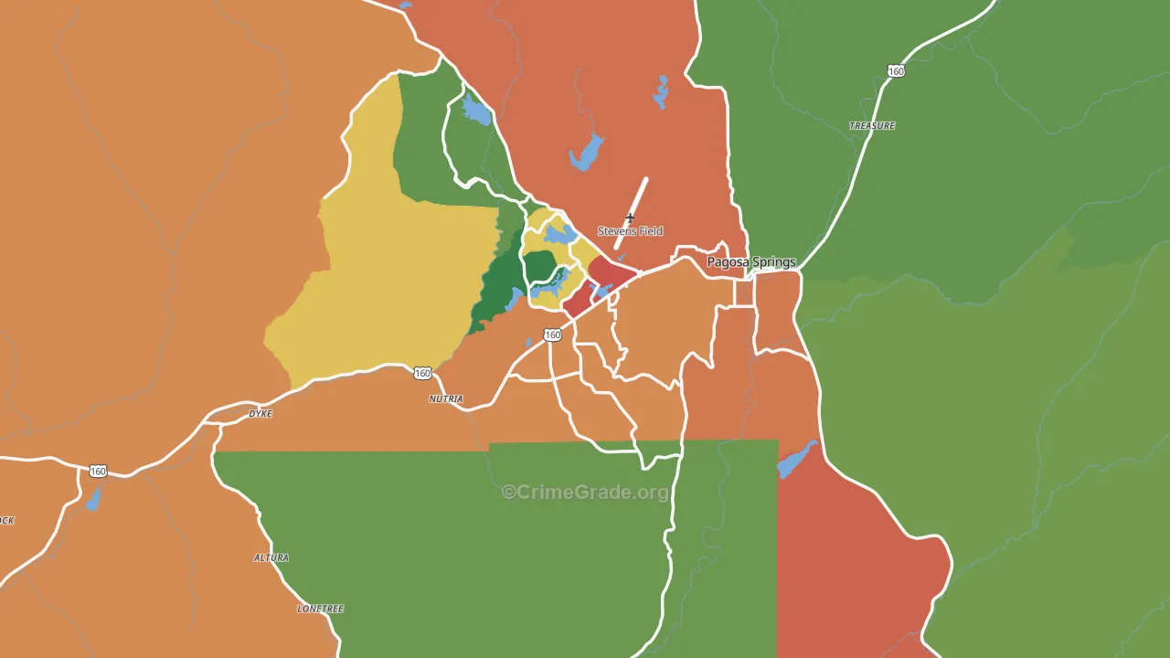 81147, CO Map of Theft Rates