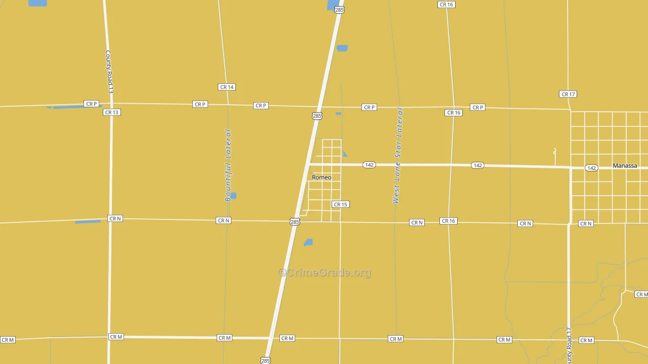 81148, CO Map of Theft Rates