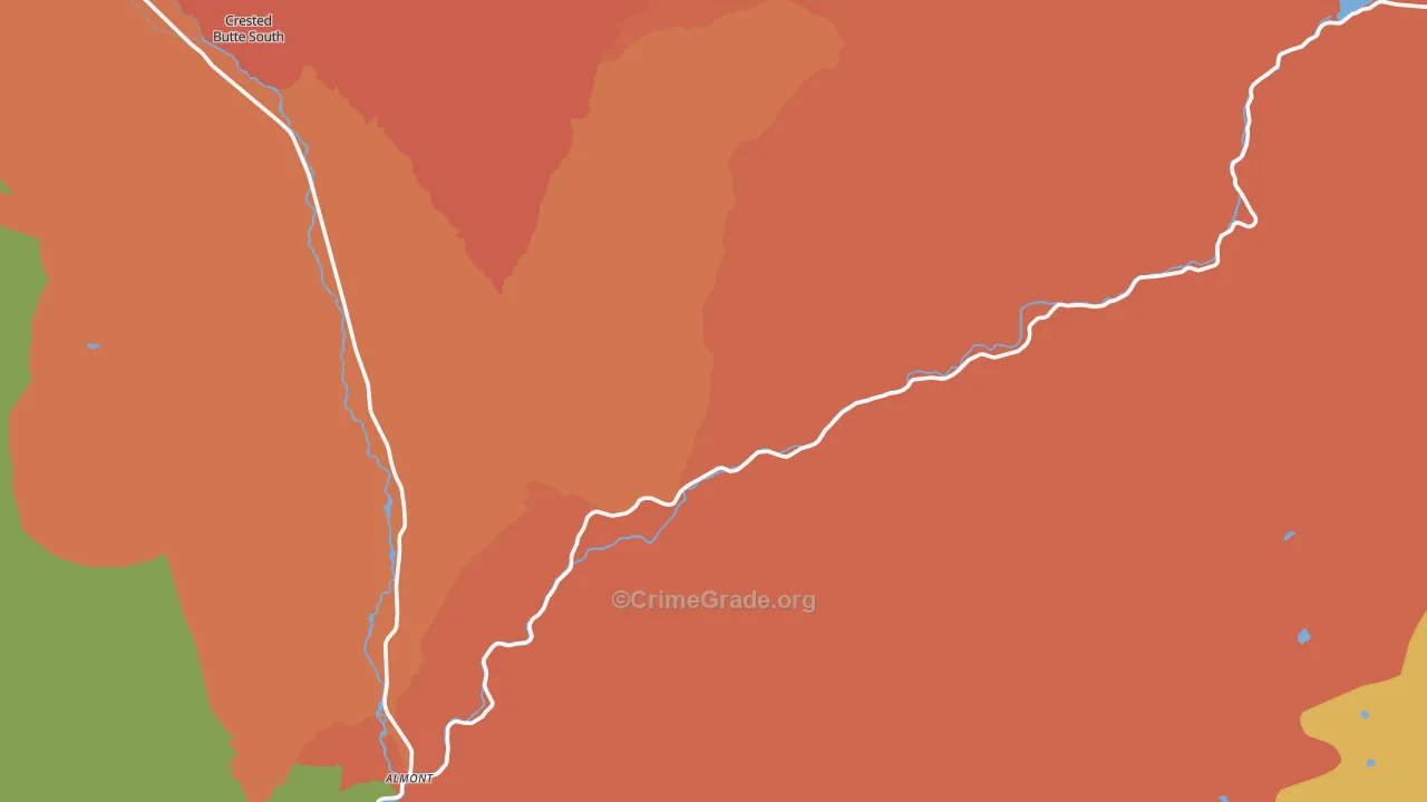 81210, CO Map of Theft Rates