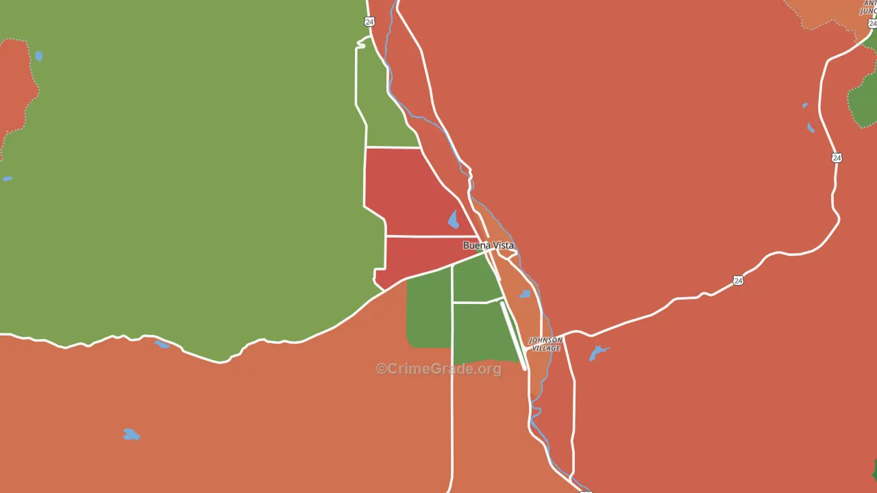 81211, CO Map of Theft Rates