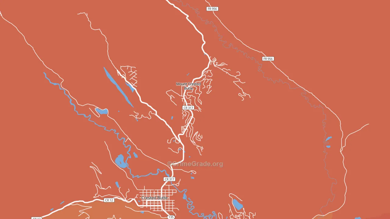 81225, CO Map of Theft Rates