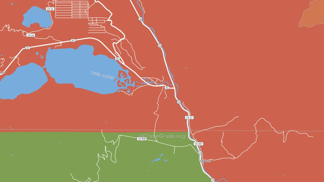81228, CO Map of Theft Rates