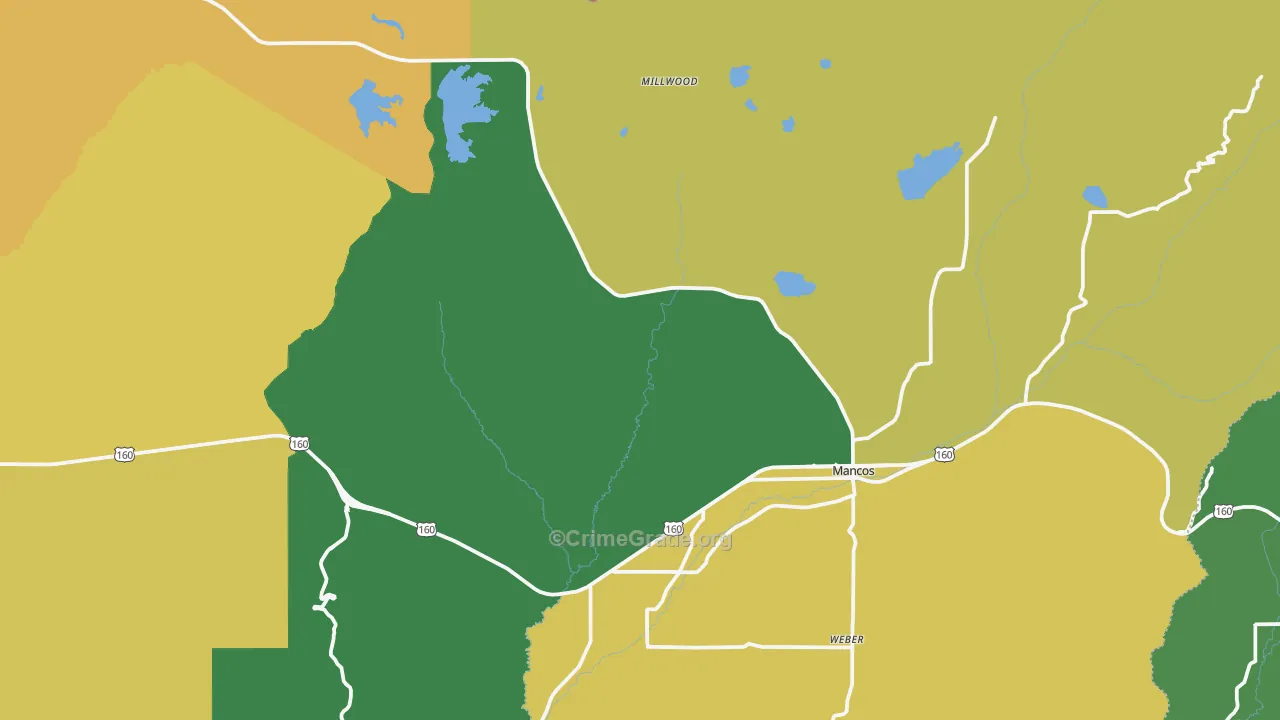 81328, CO Map of Theft Rates