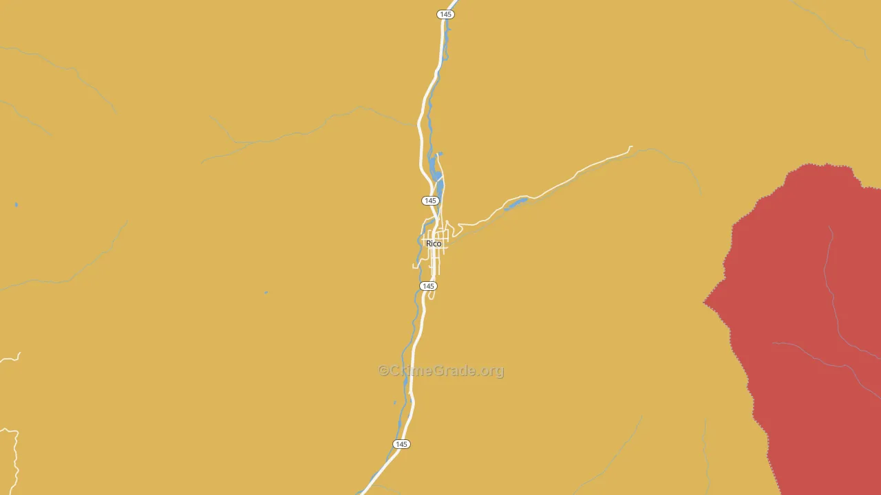 81332, CO Map of Theft Rates