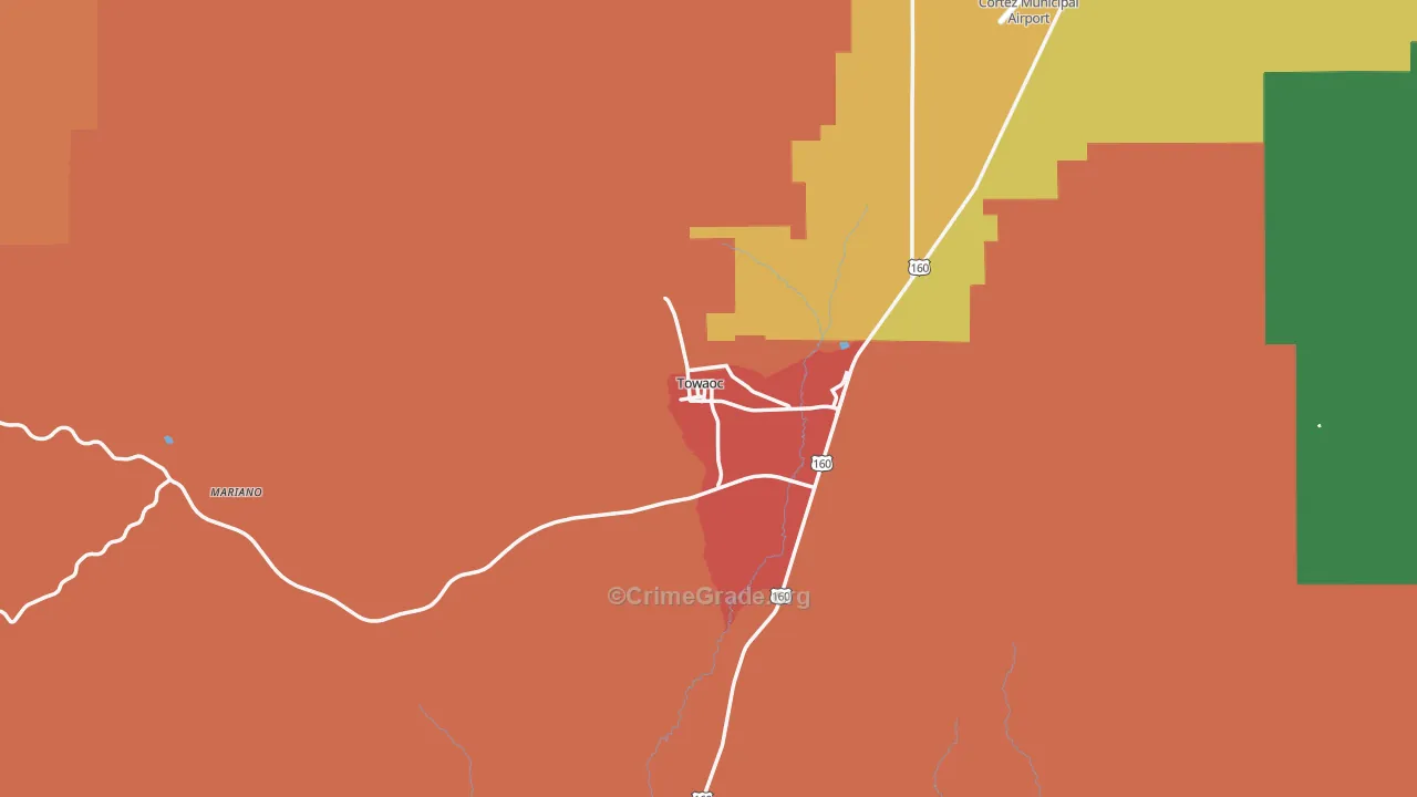 81334, CO Map of Theft Rates