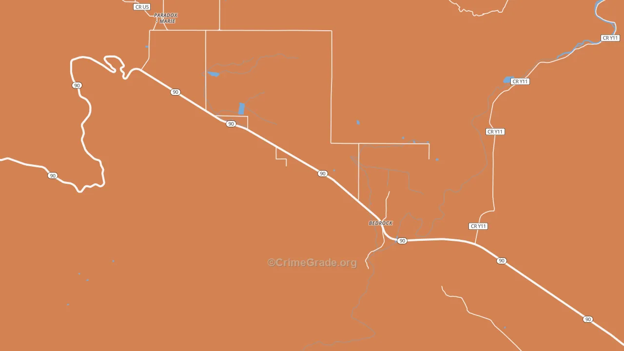 81411, CO Map of Theft Rates