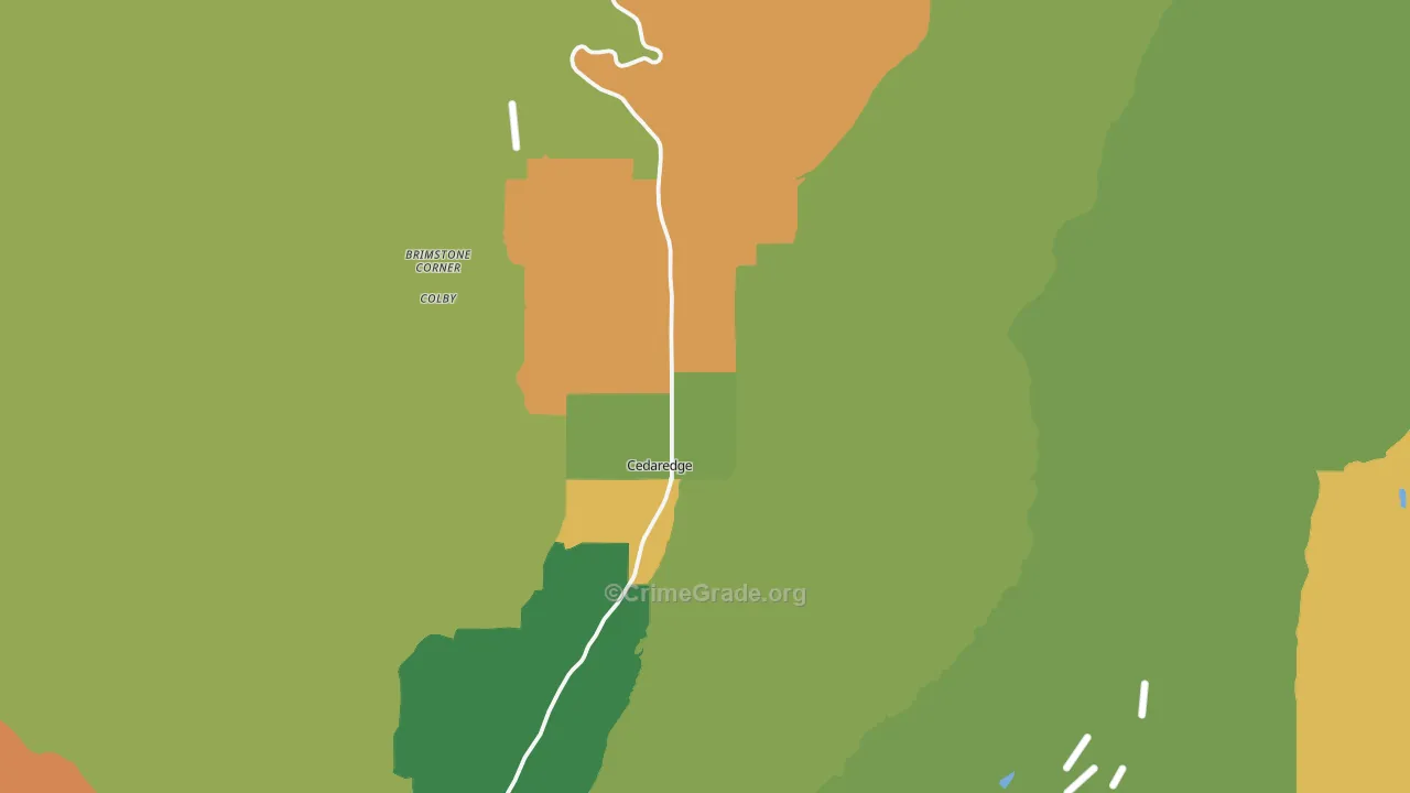 81413, CO Map of Theft Rates