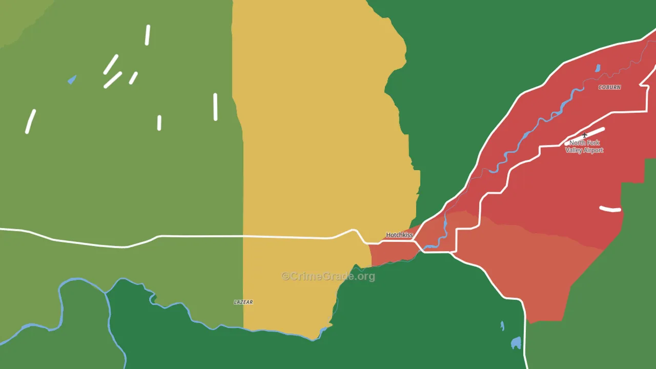 81419, CO Map of Theft Rates