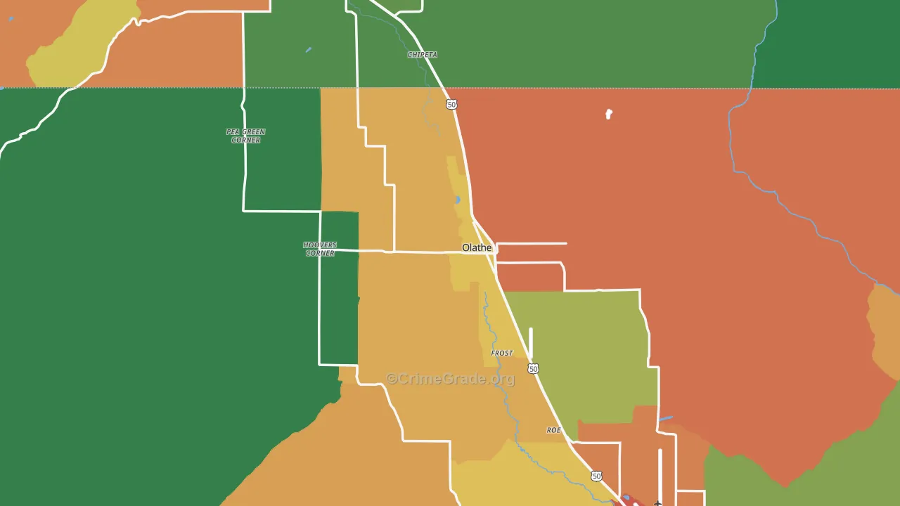 81425, CO Map of Theft Rates